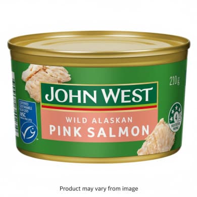 John West Wild Alaskan Pink Salmon 210g