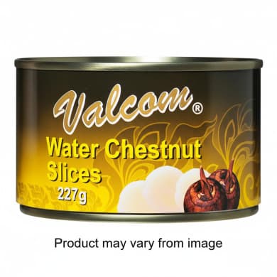 Valcom Water Chestnut Slices 227g
