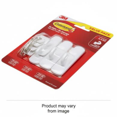 3M Command Mixed Hooks Value Pack (8 pack)