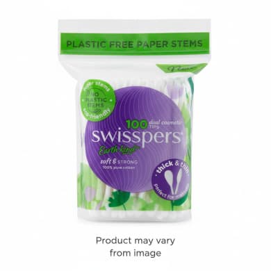 Swisspers Earth Kind Dual Cosmetic Tips — 100 Pack
