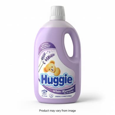 Huggie White Lavender Fabric Conditioner 2L