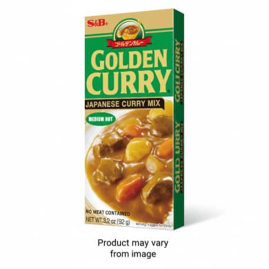S & B Golden Curry Japanese Curry Mix (Medium Hot)