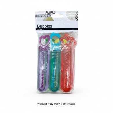 Whiz Pop Bang Bubbles Bubble Tube Set (Pack of 6) Party Favour
