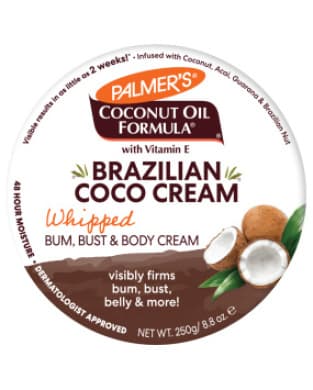 Palmer's Brazilian Coco Cream Whipped Bum, Bust & Body Cream 250g