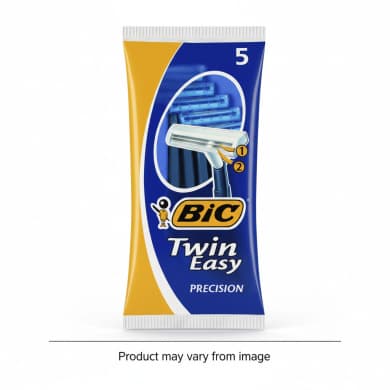 BIC Twin Easy Precision Disposable Razors – 5 Pack