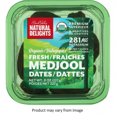 Natural Delights Organic Fresh Medjool Dates 227 g