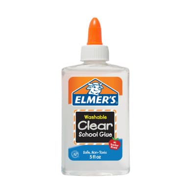 Elmer's Washable Clear School Glue, Dries Clear & Non-Toxic, 5 fl oz (147 mL)