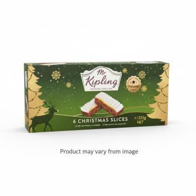 Mr Kipling 6 Christmas Slices
