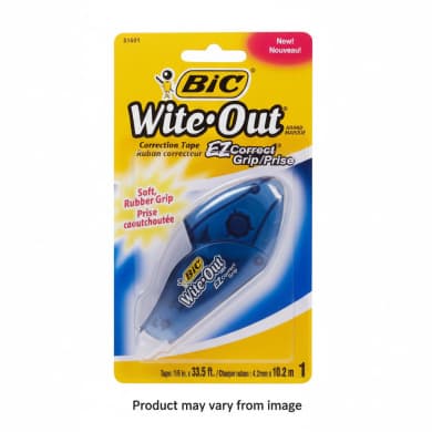 BIC Wite-Out EZ Correct Grip Correction Tape (4.2mm x 10.2m)