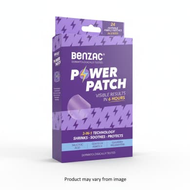 Benzac Power Patch Invisible Pimple Patches – 24 Pack