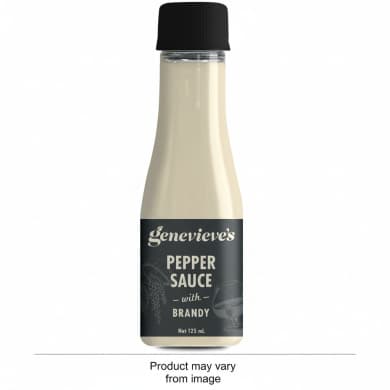 Genevieve's Pepper Sauce with Brandy 125 mL