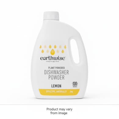 Earthwise Plant Powered Dishwasher Powder (Lemon) 2kg – Up to 100 Washes