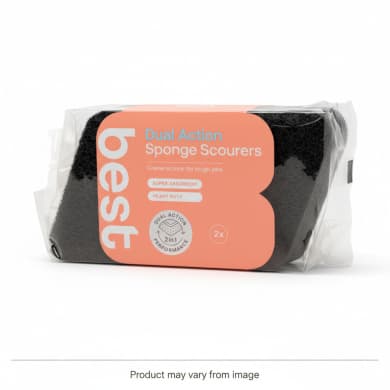 Best Dual Action Sponge Scourers 2-Pack (2pk)