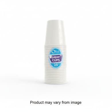 Qiwi 8oz Paper Cups, 25 Pack