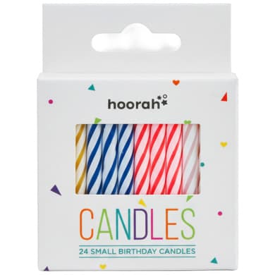 24 Small Birthday Candles