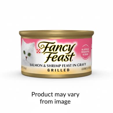 Fancy Feast Grilled Salmon & Shrimp Feast in Gravy (85g)