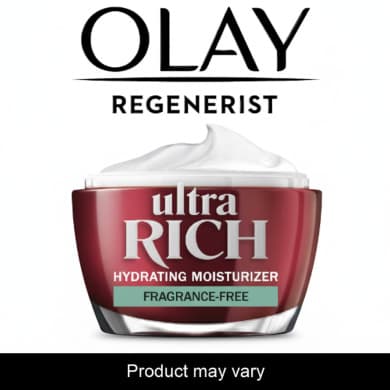 Olay Regenerist Ultra Rich Fragrance-Free Hydrating Moisturizer (Niacinamide + Peptides) 48 g