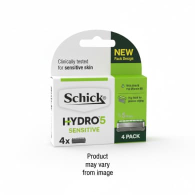 Schick Hydro 5 Sensitive Skin Refill Cartridges 4 Pack