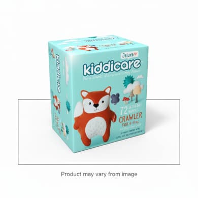 Kiddicare Deluxe Ultra Dry Crawler Nappies 72pk (6–11kg)