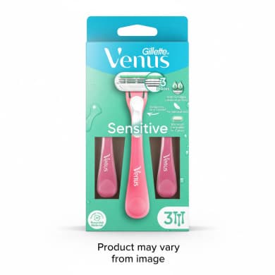 Gillette Venus Sensitive Disposable Razors - 3 Pack (3 Blades)