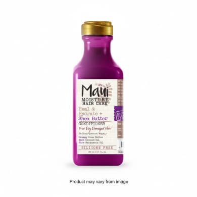 Maui Moisture Heal & Hydrate + Shea Butter Conditioner (Silicone-Free), 385ml