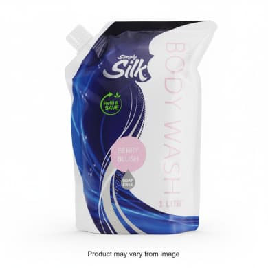 Simply Silk Berry Blush Soap-Free Body Wash Refill (1 Litre)