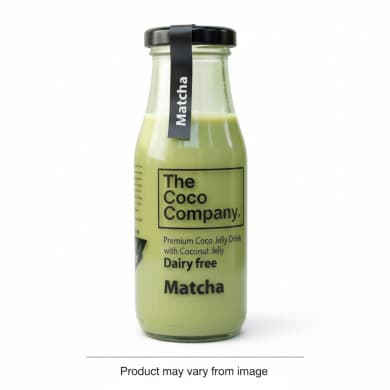 Matcha Dairy Free Coconut Milk Drink with Coconut Jelly (The Coco Company)
