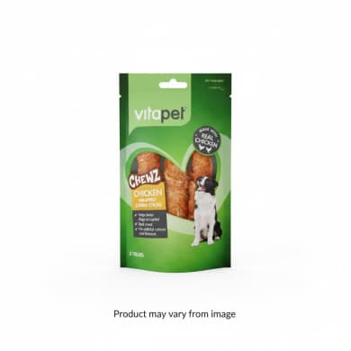 VitaPet Chewz Chicken Wrapped Jumbo Sticks Dog Chew Treats (3 Pack)