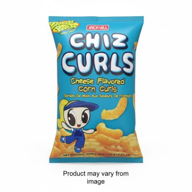 Jack 'n Jill Chiz Curls Cheese Flavoured Corn Curls 120g