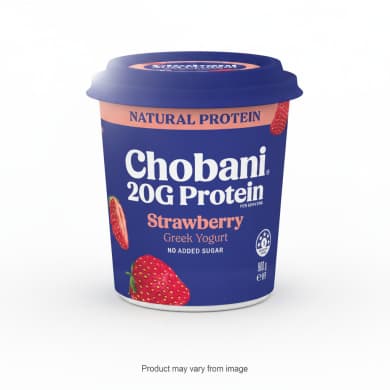 Chobani 20G High Protein Strawberry Greek Yogurt 900g