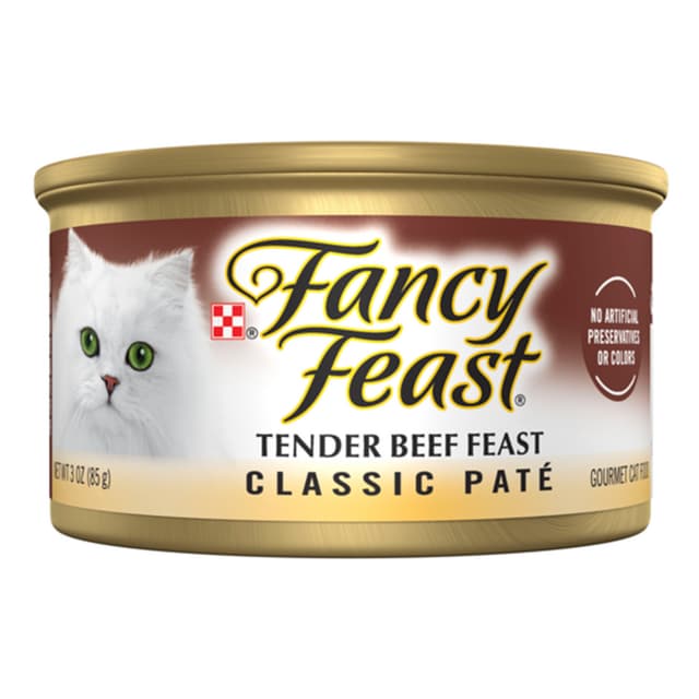 Fancy Feast Classic Pate Tender Beef Feast Adult Wet Cat Food - 85g