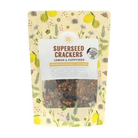 Superseed Crackers Lemon & Poppyseed (120g)