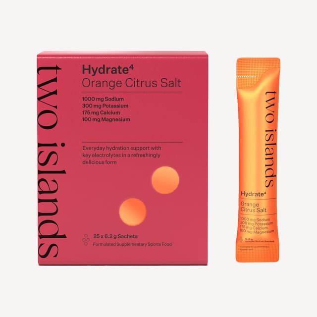 Two Islands Hydrate Orange Citrus Salt 25 Pack
