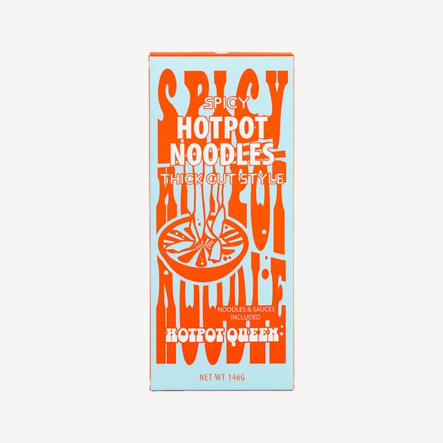 Hotpot Queen Spicy Hotpot Thick Cut Noodles 146g