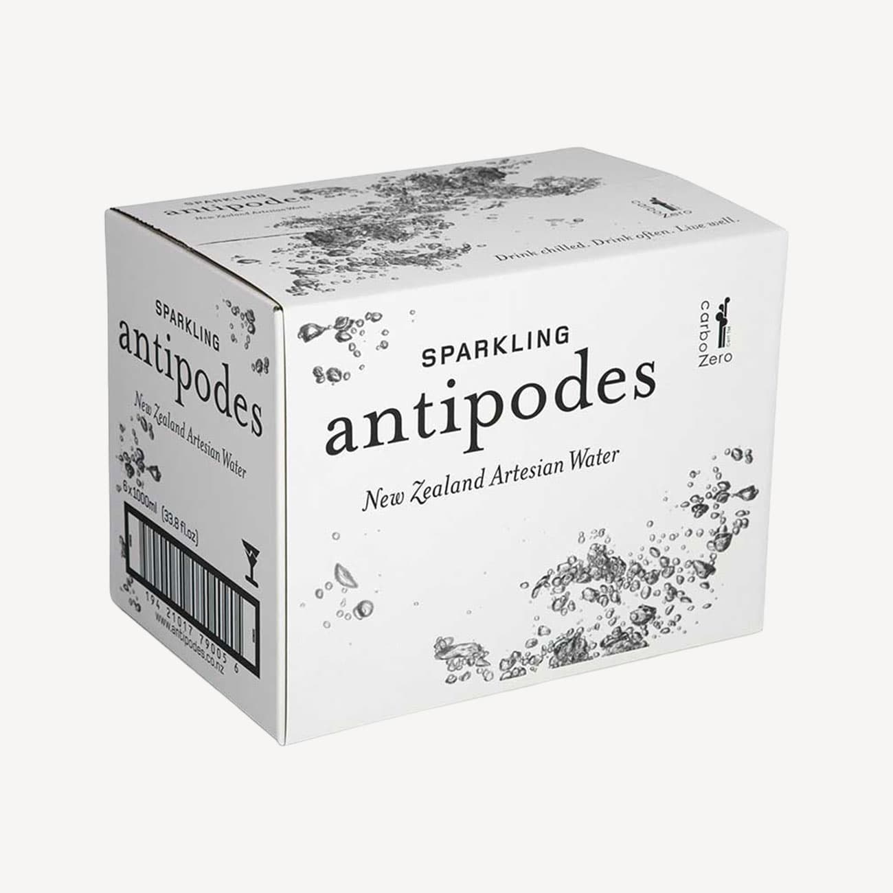 Antipodes Sparkling Water 1l *6 (Box)