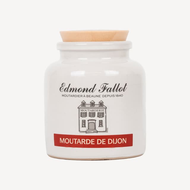 Fallot Moutarde Dijon Stoneware Jar 250g