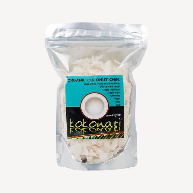 Kokonati Organic Desiccated Coconut Chips 200g