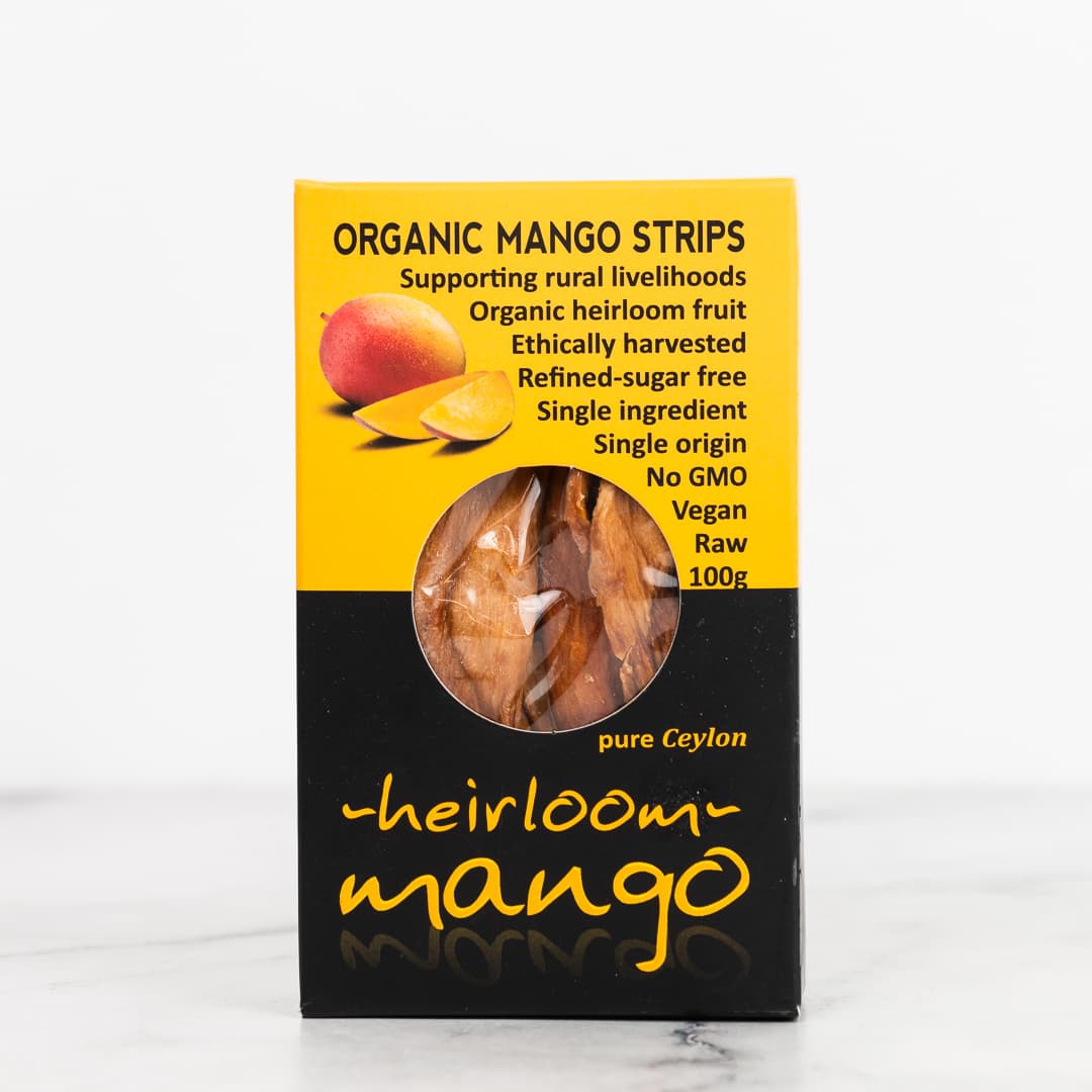 Kokonati Organic Dried Tropical Mango Strips 100g