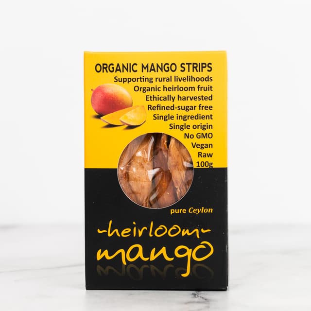 Kokonati Organic Dried Tropical Mango Strips 100g