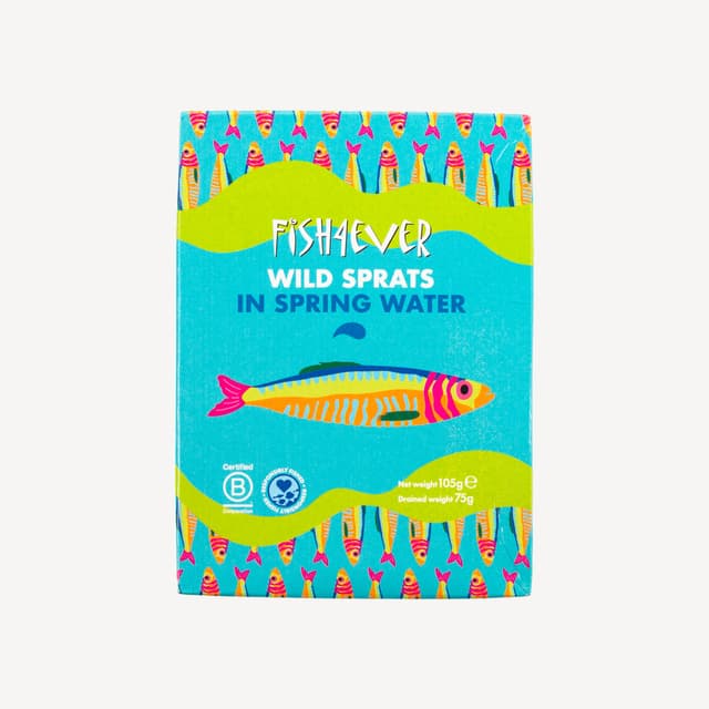 Brisling Sardines In Spring Water 105g