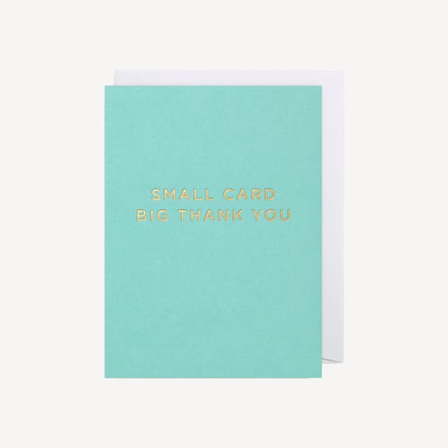 Oxted Big Thank You Mini Card