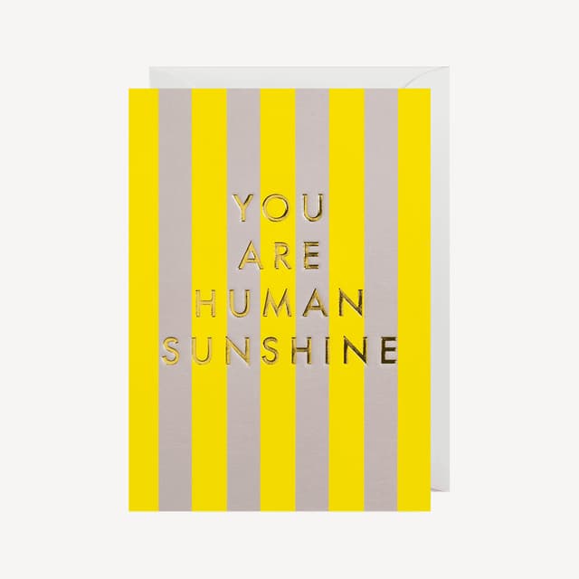Oxted You Are Human Sunshine Large Card