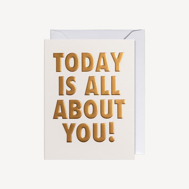 Oxted Today Is All About You Small Card
