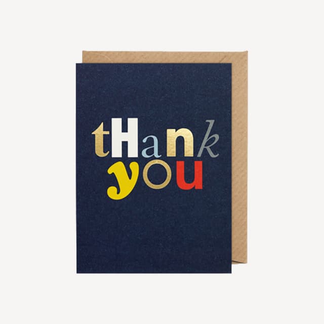 Oxted Thank You Large Card