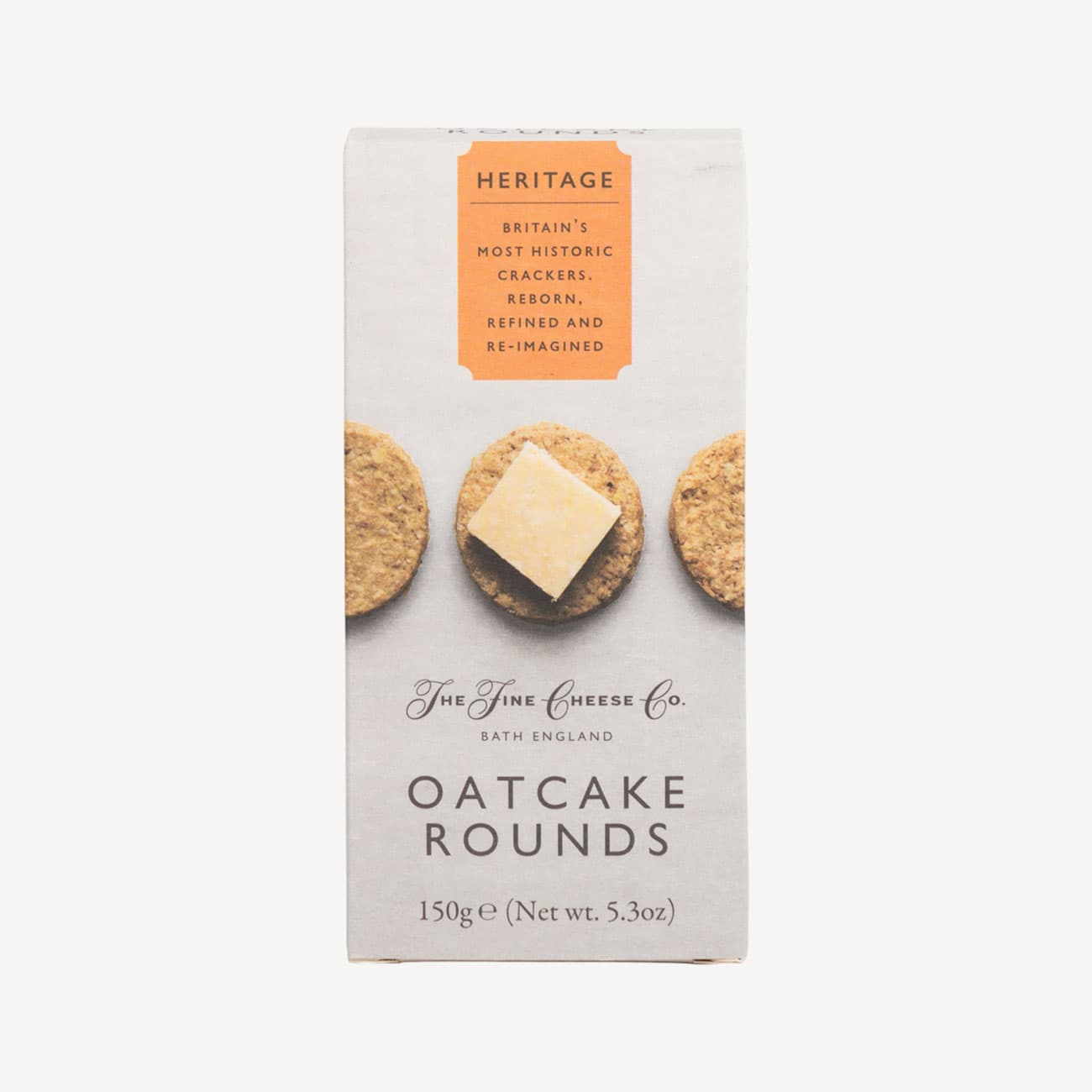 The Fine Cheese Co Heritage Oatcake Rounds 150g