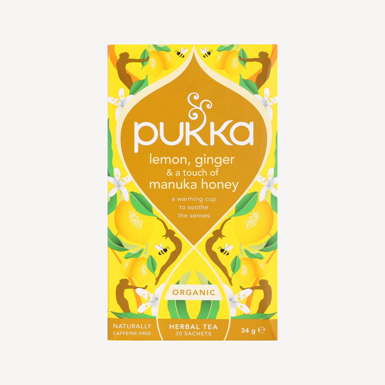 Pukka Lemon Ginger And Manuka Honey Tea 20 Pack