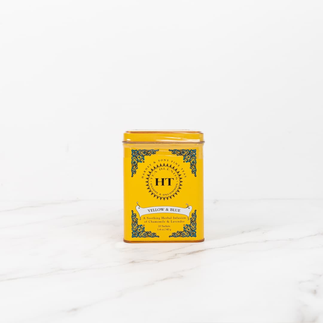 Harney Yellow And Blue Chamomile Tea Tin 20 Pack