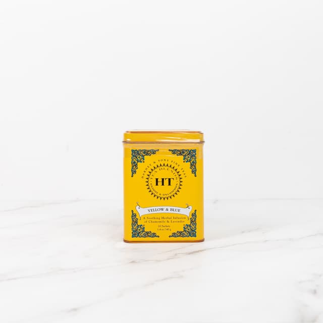 Harney Yellow And Blue Chamomile Tea Tin 20 Pack