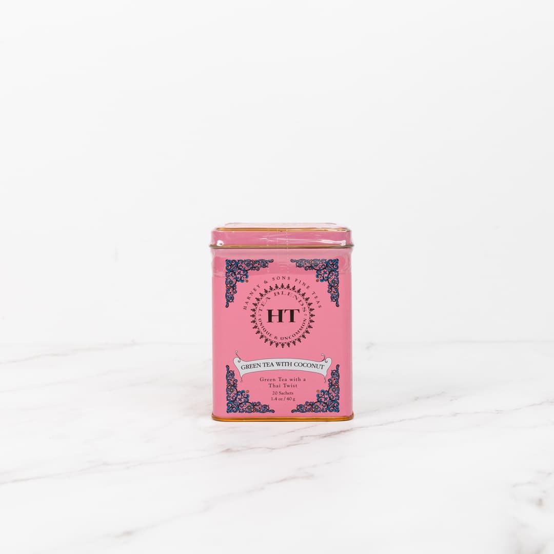 Harney Green Tea With Coconut Tin 20 Pack
