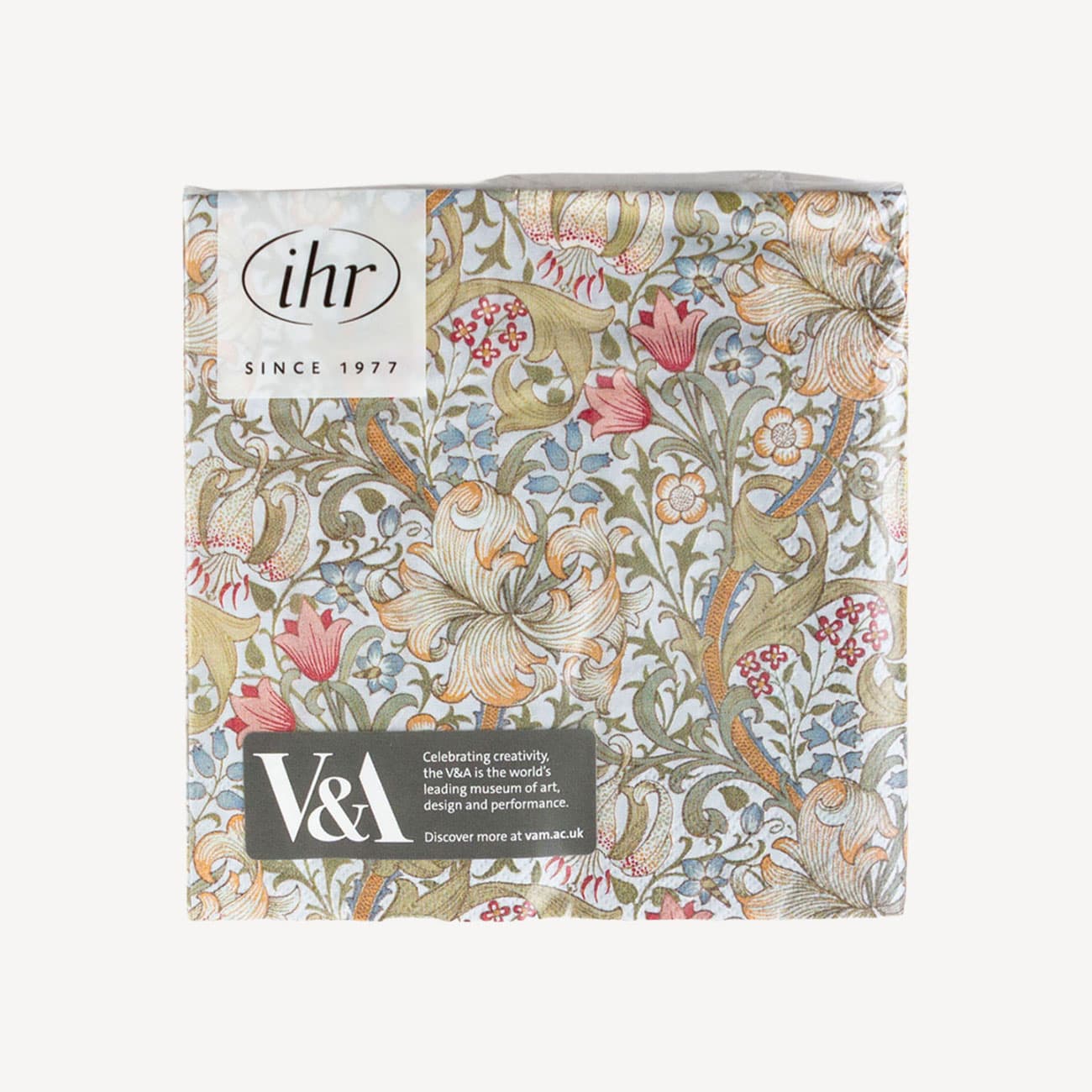 IHR Cocktail Golden Lily White VA Napkin